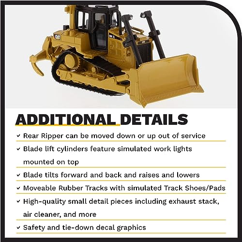 Diecast Masters 1/64 Caterpillar D6R Track-Type Tractor Dozer 85691 - Image 5