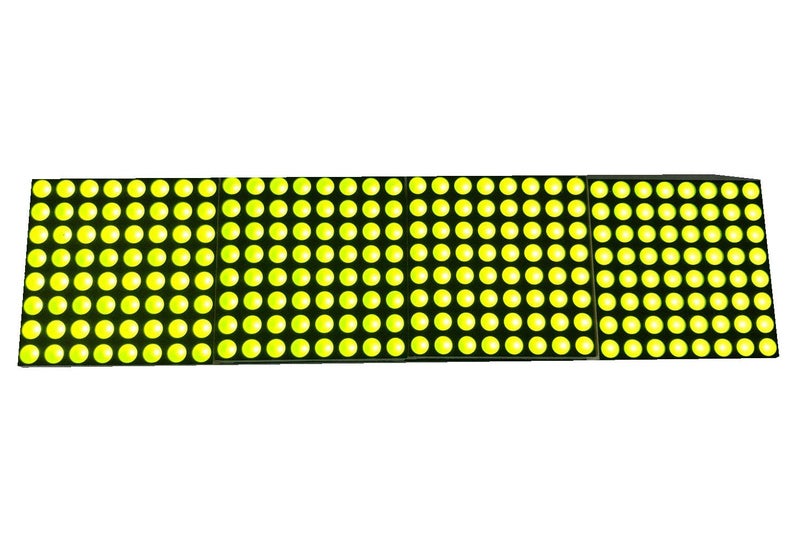NOYITO MAX7219 Dot Matrix Module 4 in 1 Display Module Blue Red Green Three Colors with 5Pin Wire Suitable for Microcontroller - Upgrade (Green) - Image 5