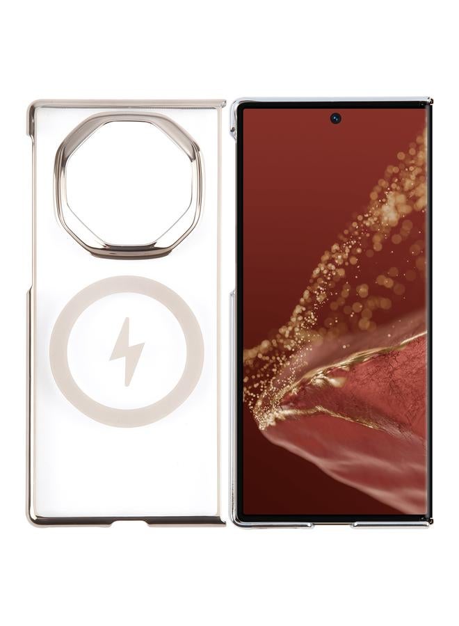 اس-توب جراب لهاتف Huawei Mate XT Ultimate 6D لامع مطلي بالكهرباء من مادة البولي كربونات MagSafe - Image 1