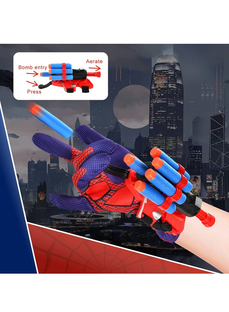 Excefore Launcher Gloves for Spiderman, Super Hero Web Shooter for Kids, Spider Shooter Toy, Spider-Man Launcher Gloves Educational Toys, Spider Launcher Wrist Toys Costume Cosplay Super Hero Toys Gift - Image 5
