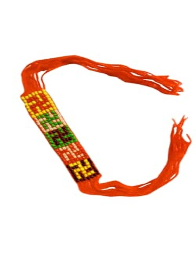 SHIVDEV CRAFT Rakshasutra Mauli Dhaga Synthetic Plastic Beads Red Thread Swastik Band Bracelet for Girls and Boys (Multicolor Set of - 2) - Image 1
