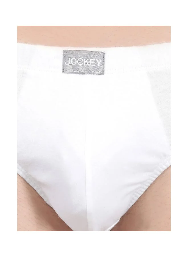 JOCKEY 8035 Men Super Combed Cotton Solid Poco Brief with Ultra soft Concealed Waistband Pack of 3