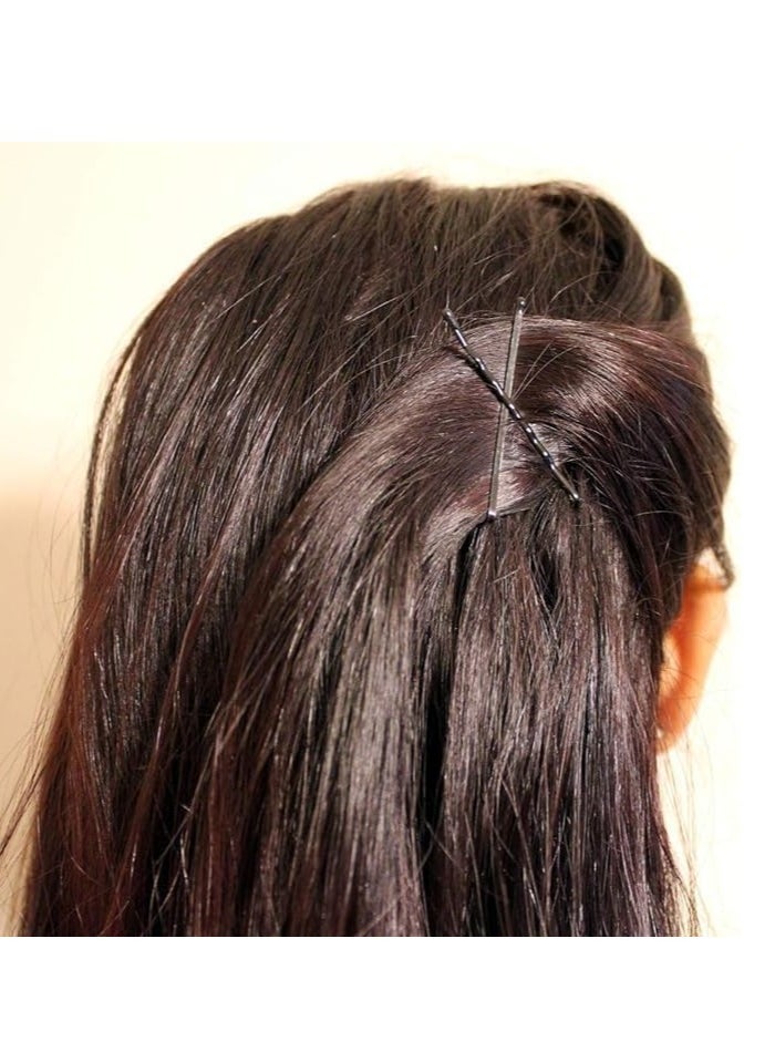Generic 100pcs Hair Styling Pins Black Straight Hair Pins for Girls Kids Women  - Image 2