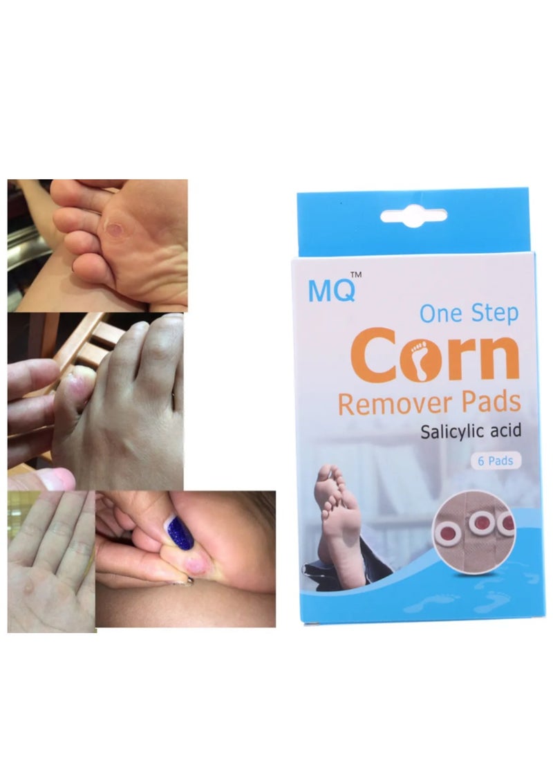 MQ Corn Removal Pads, Wart Remover, Corn Pads, Corn Removal Relief Corn Pain and Foot Care Corn Plasters 6 pads  - Image 4
