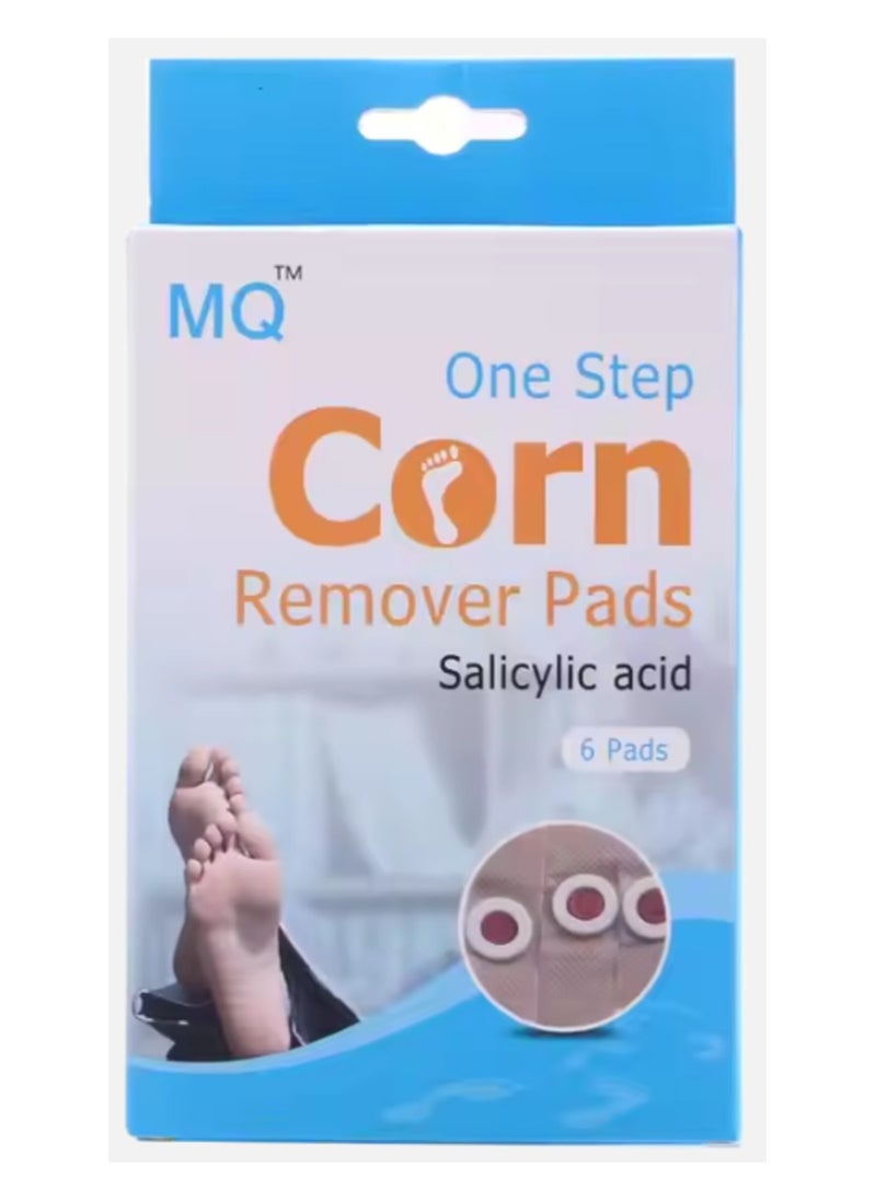 MQ Corn Removal Pads, Wart Remover, Corn Pads, Corn Removal Relief Corn Pain and Foot Care Corn Plasters 6 pads  - Image 1