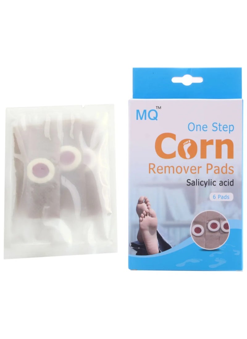 MQ Corn Removal Pads, Wart Remover, Corn Pads, Corn Removal Relief Corn Pain and Foot Care Corn Plasters 6 pads  - Image 3