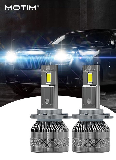 2Pcs H8 H9 H11 LED Headlight Bulbs, 6000K Super Bright LED Bulb, High Low Beam Halogen Replacement LED Headlights Conversion Kit, IP67 Waterproof