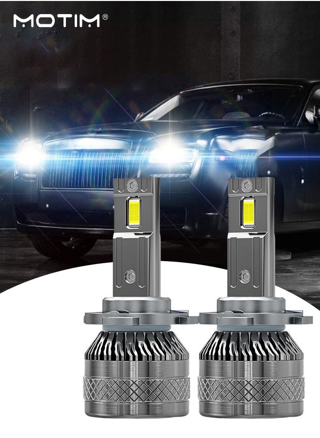 2Pcs H8 H9 H11 LED Headlight Bulbs, 6000K Super Bright LED Bulb, High Low Beam Halogen Replacement LED Headlights Conversion Kit, IP67 Waterproof