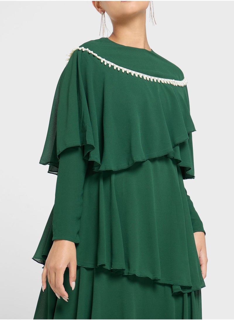 Khizana - Layered A-Line Dress - Image 1