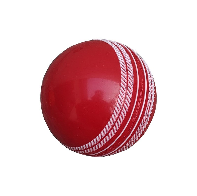 IFOLDUP Rubber Synthetic Cricket Ball i10 -Poly Hard Ball for Indoor and Outdoor Training(RED Combo) - Image 4