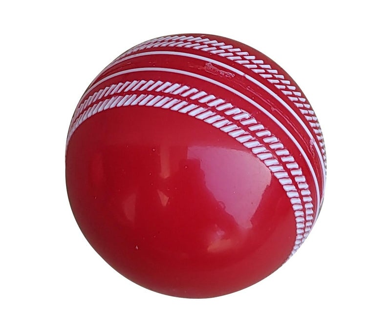 IFOLDUP Rubber Synthetic Cricket Ball i10 -Poly Hard Ball for Indoor and Outdoor Training(RED Combo) - Image 2