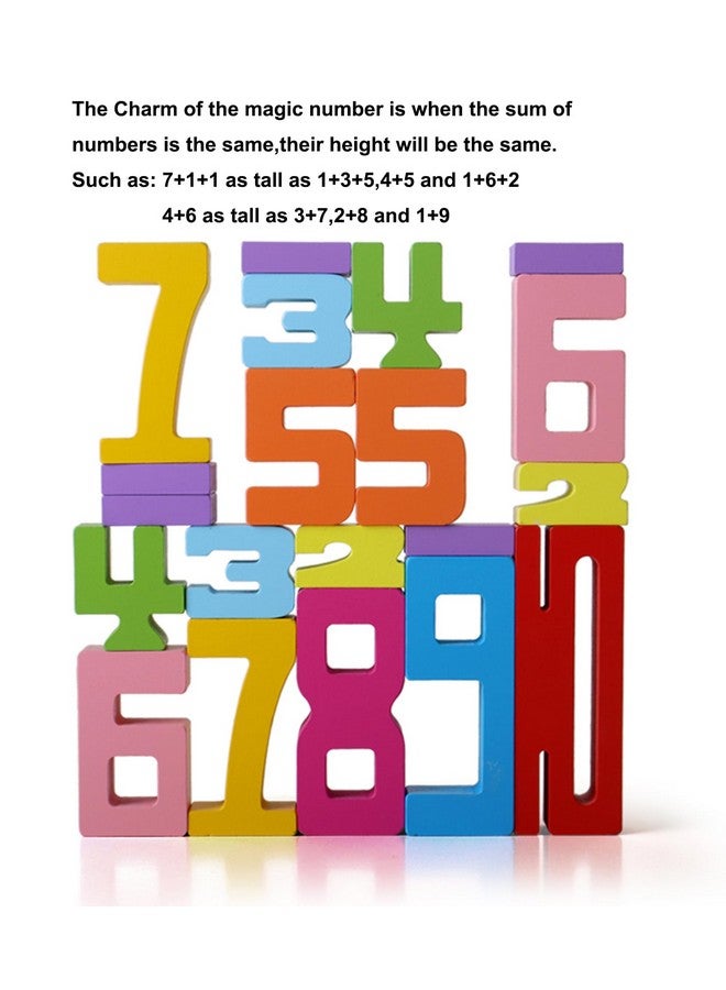 JYJ Wooden Stacking Building Blocks for 3+ Years Old Kids 1-10 Number Game Balance Competition Toy, Gift for Boys Girls - Image 2