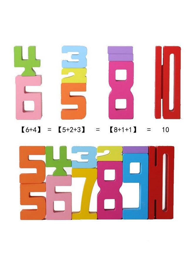 JYJ Wooden Stacking Building Blocks for 3+ Years Old Kids 1-10 Number Game Balance Competition Toy, Gift for Boys Girls - Image 5