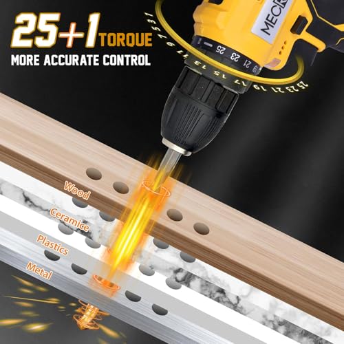 MECRAAF® 12V Cordless Screwdriver and Drill Machine - Compact, Lightweight, Powerful - 1300 RPM | Reversible switch Multi-Torque Clutch, 10mm Keyless Chuck - 2 x1.5Ah Battery | 6 months motor warranty - Image 4