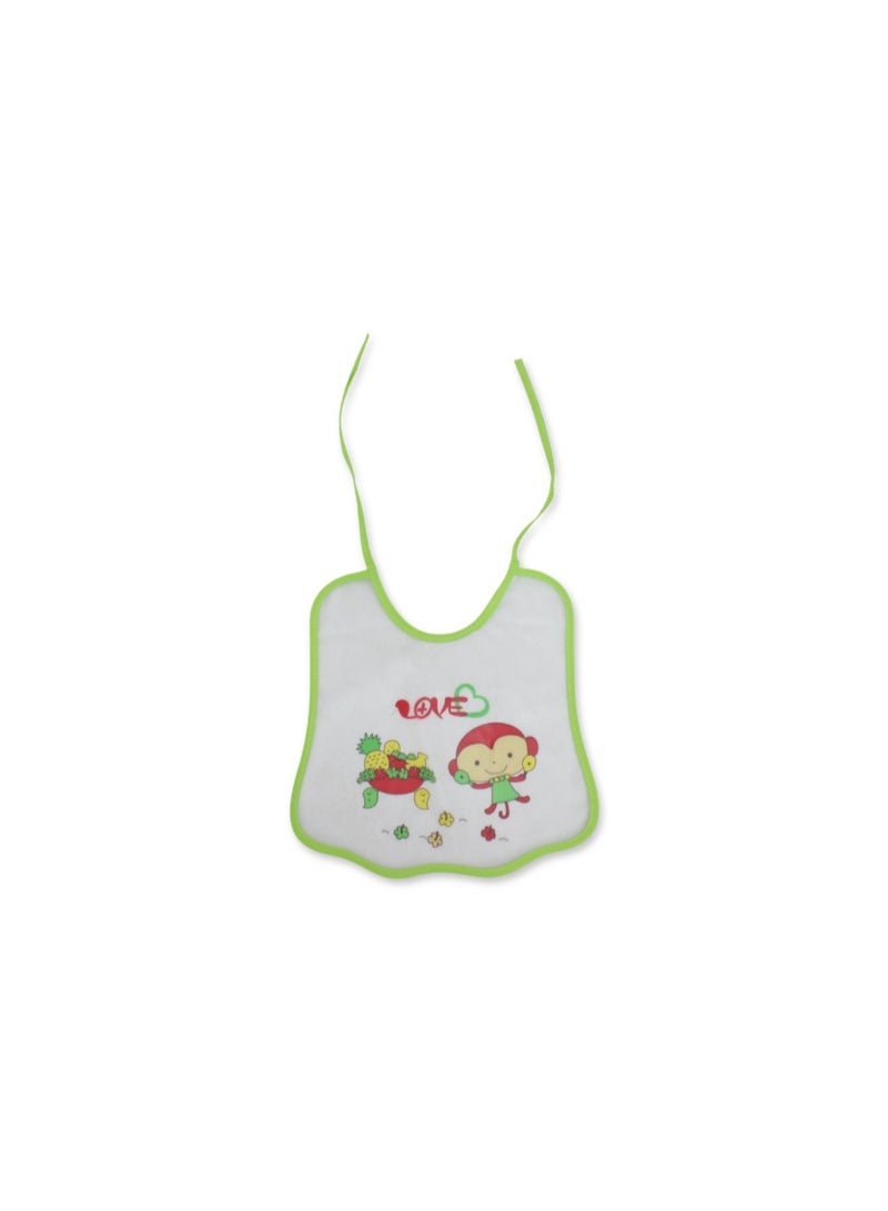 La Frutta PVC Baby Bib – Green
