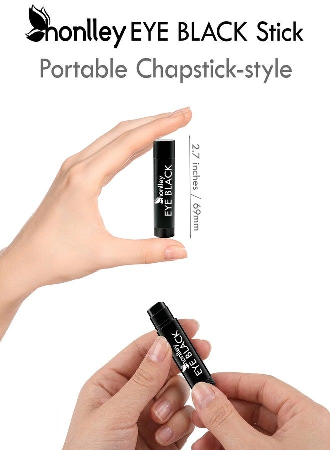 Honlley Dark Orange Eye Black Stick for Sport，Anti-Glare EyeBlack Baseball Football Softball Lacrosse Accessories, Waterproof Last All Game, High Pigmented，Smooth Application - Image 4