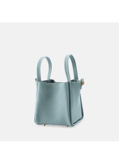 Genuine Leather Bucket Tote Handbag for WomenMint Green Mint Green