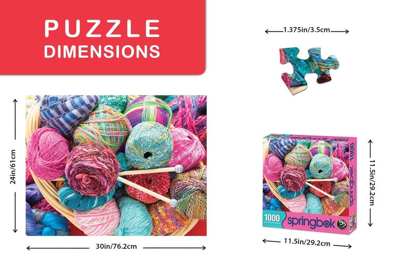 Springbok بازل سبرينجبوك 1000 قطعة - مصنوعة في الولايات المتحدة، 24" × 30" - Image 3