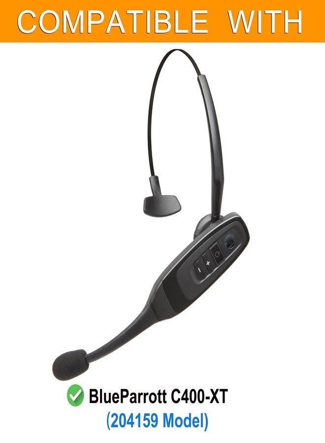 defean C400-XT Ear Pads and 4Pcs Microphone Foam Kit Replacement - defean Ear Cushions Compatible with VXI Blue Parrott C400-XT Bluetooth Headset 204159 Model - Image 2