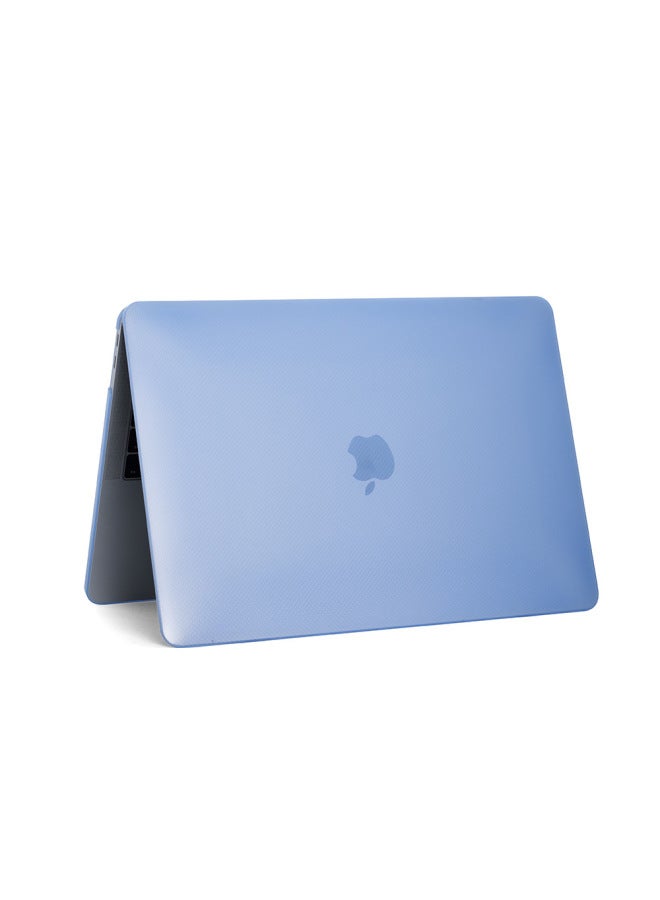 For Apple Notebook Protective Case Air13 Ultra-thin Misty Crystal Sand Transparent Soft Macbook Computer Protective Case-Color:Dot-Light Blue (Flat)-Applicable Model:old Air13(A1466/1369) - Image 1