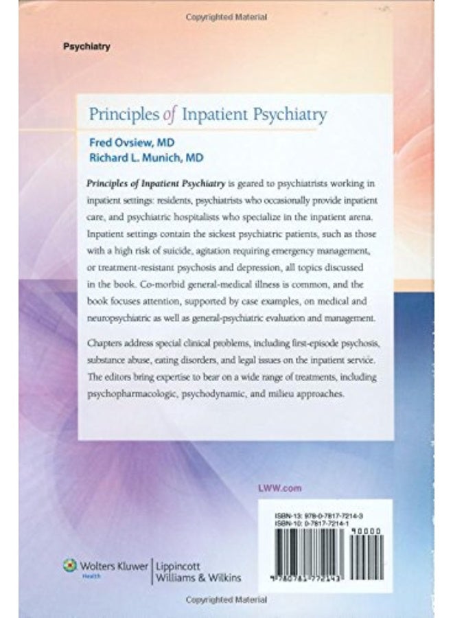 Principles of Inpatient Psychiatry  - Image 2