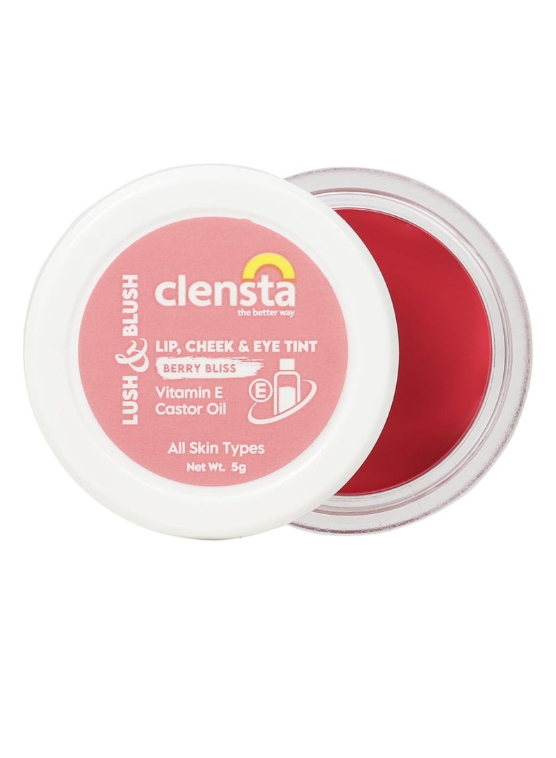 Clensta Lip Cheek Tint Candy Cane with Goodness of Vitamin E Castor Oil 5G - Image 2