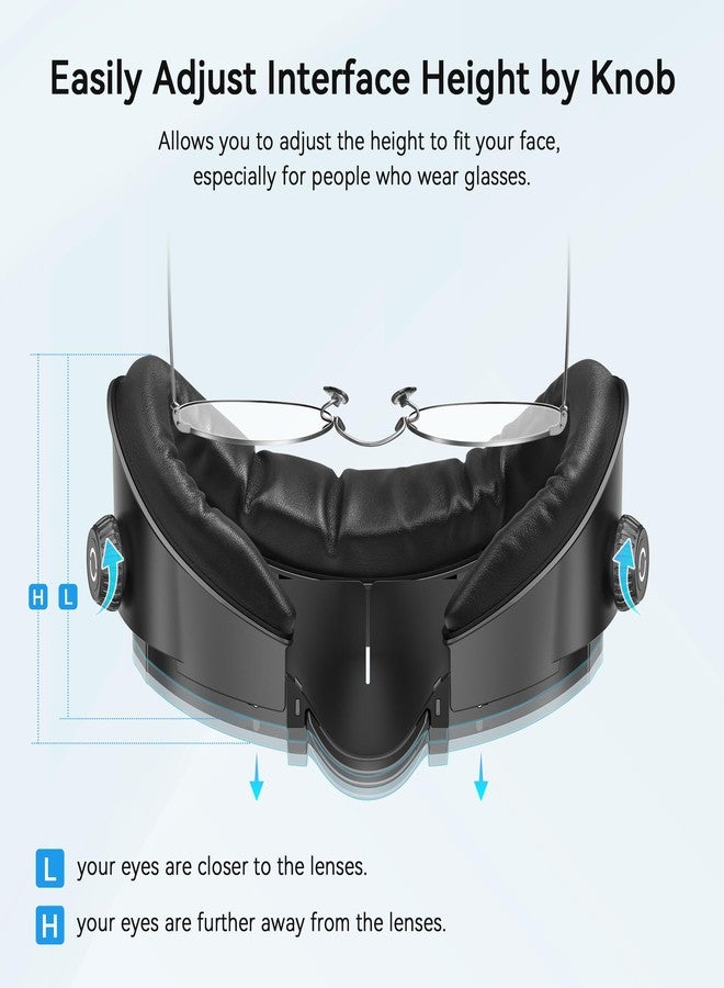 AMVR FC3 Upgraded Face Cover Pad Facial Interface Compatible with Meta/Oculus Quest 3 Accessories, with Knob Adjustable, NOT Compatible with Meta Quest 3S - Image 3