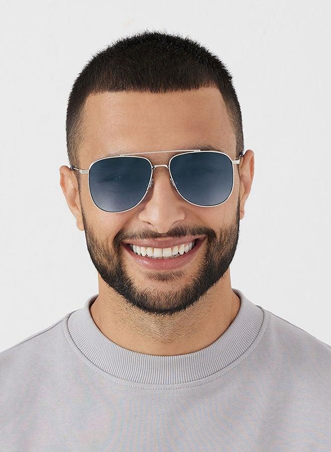 30 سندايز نظارات شمسية رجالية ليجاسي من  صندايز، طيار، حماية من الأشعة فوق البنفسجية  فضي، أزرق - Image 4