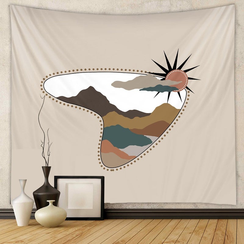 Room decoration wall covering ins wind hanging cloth Cross-border home Bohemian tapestry B B decoration stall hanging cloth