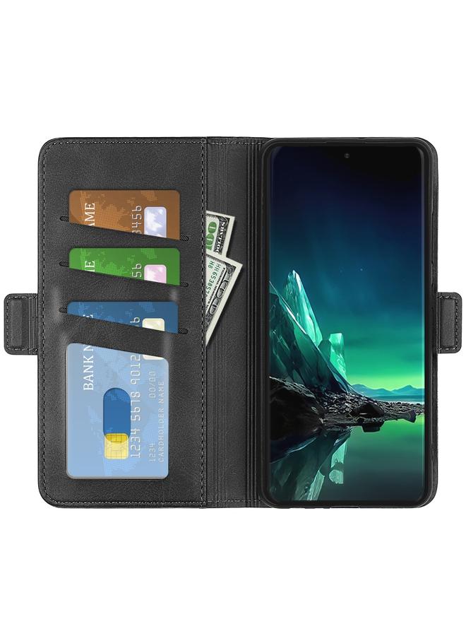 S-TOP Case For Motorola Edge 40 Neo Dual-side Magnetic Buckle Horizontal Flip Leather Phone Case - Image 4