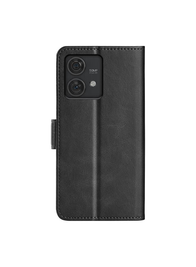 S-TOP Case For Motorola Edge 40 Neo Dual-side Magnetic Buckle Horizontal Flip Leather Phone Case - Image 3
