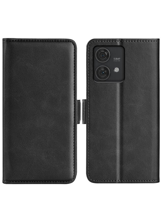 S-TOP Case For Motorola Edge 40 Neo Dual-side Magnetic Buckle Horizontal Flip Leather Phone Case - Image 1