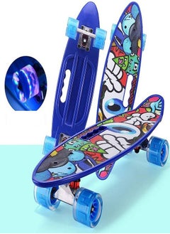 Generic 24 Inch Skateboard Fibre Skating Board (Blue)  - Image 1