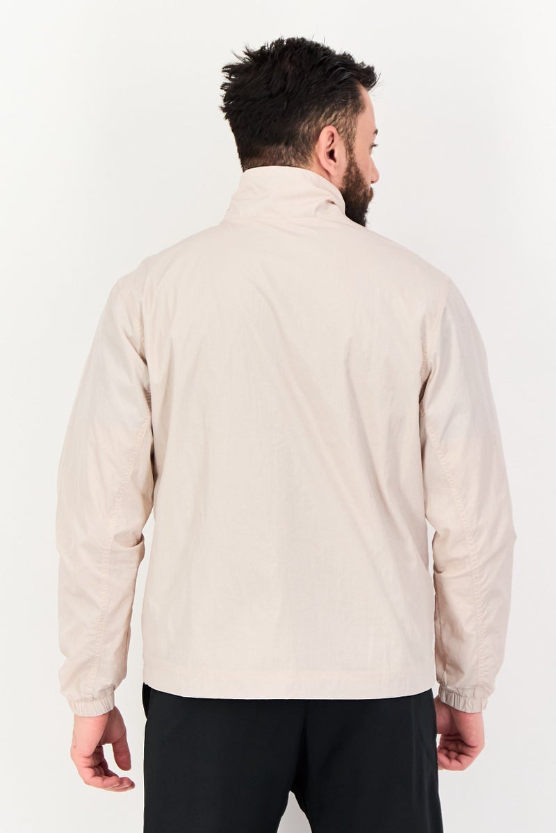 Reebok x Kakao Friends Men Sportswear Fit Long Sleeve Outdoor Windbreaker Jacket, Beige - Image 3