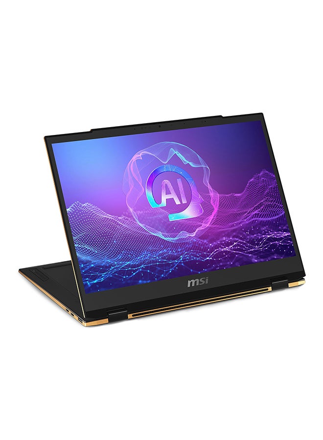 إم اس أي لابتوب SUMMIT 13 بشاشة 13.3 بوصة عالية الدقة بالكامل / معالج Intel Core Ultra 9 288V / ذاكرة تخزين 32 جيجابايت / قرص SSD بسعة 1 تيرابايت / معالج Intel Arc / مع لوحة مفاتيح وماوس لاسلكيين Logitech MK270 الإنجليزية/العربية black - Image 2