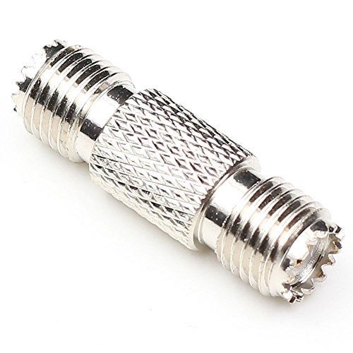 ANHAN Mini UHF Female to Mini UHF Female Connectors Pl259 Adapter Mini UHF Female Coupler RF coaxial Coax Cable Connector for Amateur Radio Citizens Band Radio Marine VHF Radio 2Packs - Image 4