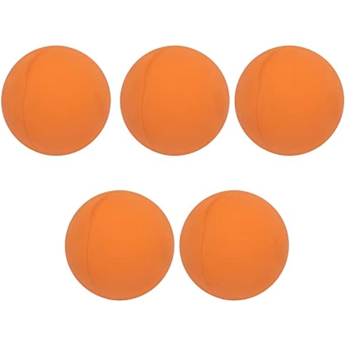 Jiawu 5Pcs 6cm Rubber Wall Bouncy Ball Portable Anti Stress Balls for Hand Exercise Beach Fun - Image 1
