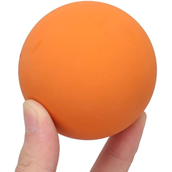 Jiawu 5Pcs 6cm Rubber Wall Bouncy Ball Portable Anti Stress Balls for Hand Exercise Beach Fun - Image 3