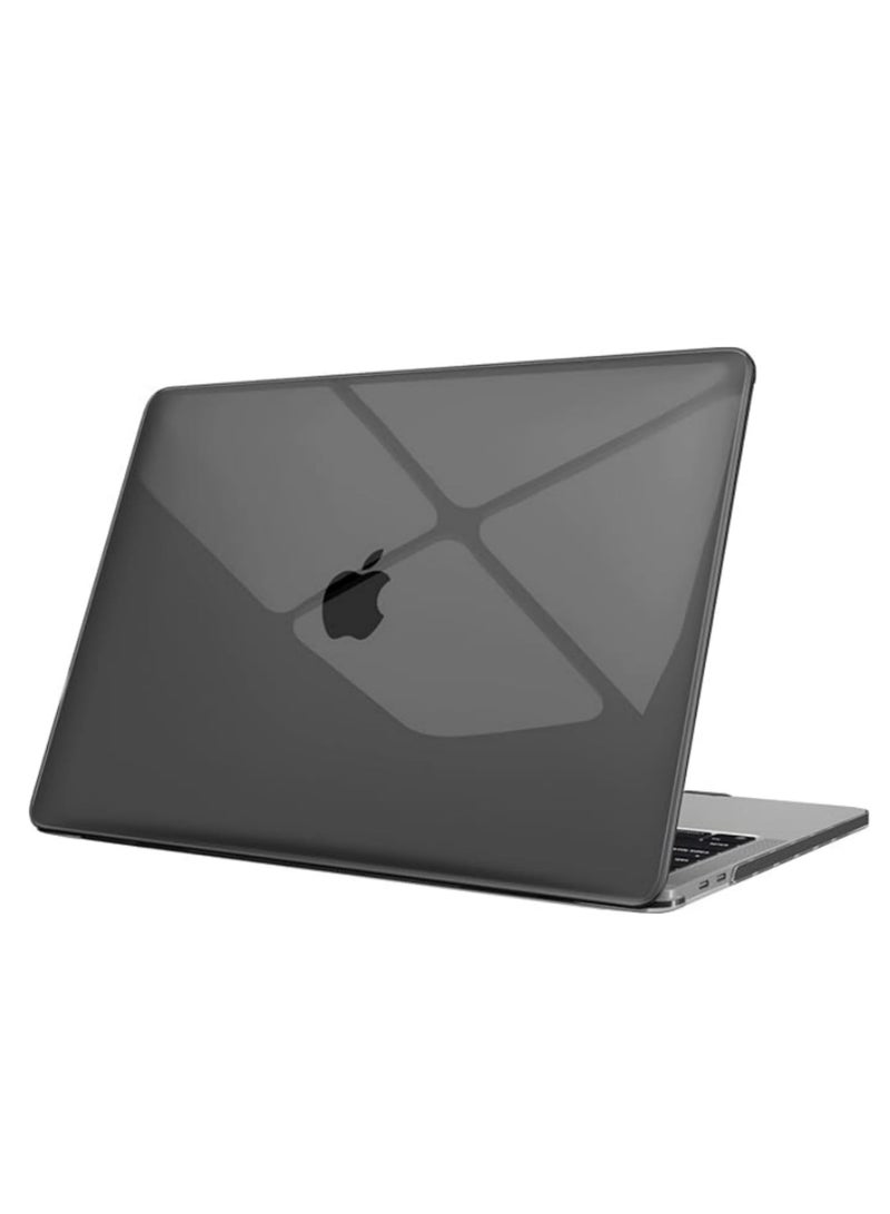 1PCS For MacBook Air 13 Inch Case 2022 2021 2020 2019 2018 Release A2337 M1 A2179 A1932 Retina Display Touch ID Protective Hard Shell Cover Crystal Black - Image 1