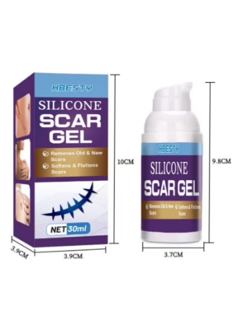Silicone Scar Gel, Scar Cream, Scar Gel, Acne Scar Treatment, Deep Acne Scar Removal, Burns Keloids Hypertrophic, Scar Removal Cream, Repair Damaged Skin, Removing Acne Marks, Scar Repair Cream