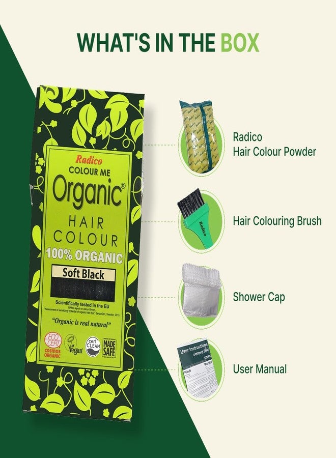 Radico Organic Hair Color Black,100gm - Image 2