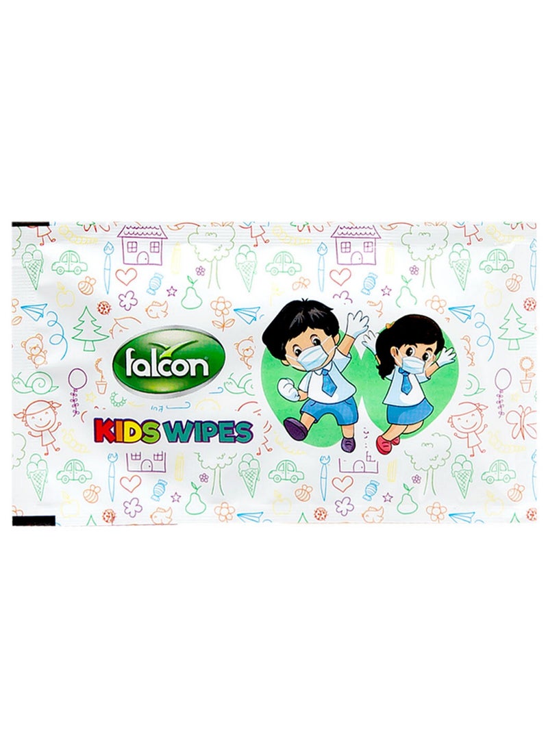 Falcon Kids Refreshing Wet Wipes 50 Pcs Pack - Image 1
