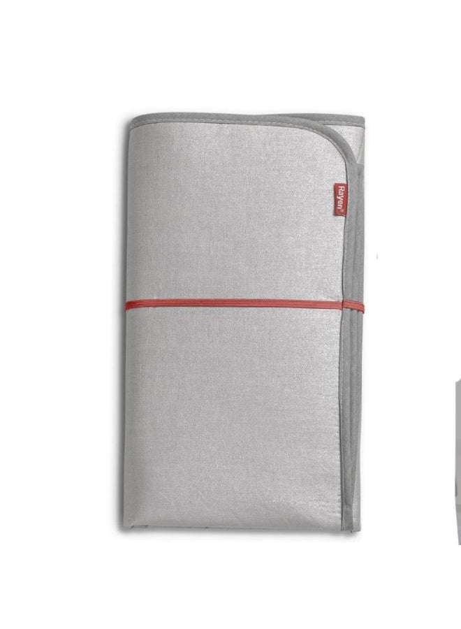 Rayen – Spanish Brand, Premium Ironing Board Protector – Cotton & Foam Cover for Safe Ironing, Protects Delicate Fabrics, Ideal for Steam & Heat Irons – Gray - Image 2
