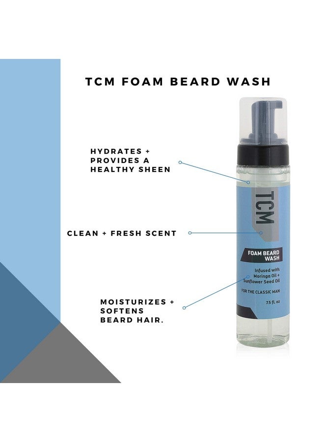 TCM Cm Men'S Foam Beard Wash For Facial Hair Cleansing Conditioning And Softening (7.5Oz) - Image 4
