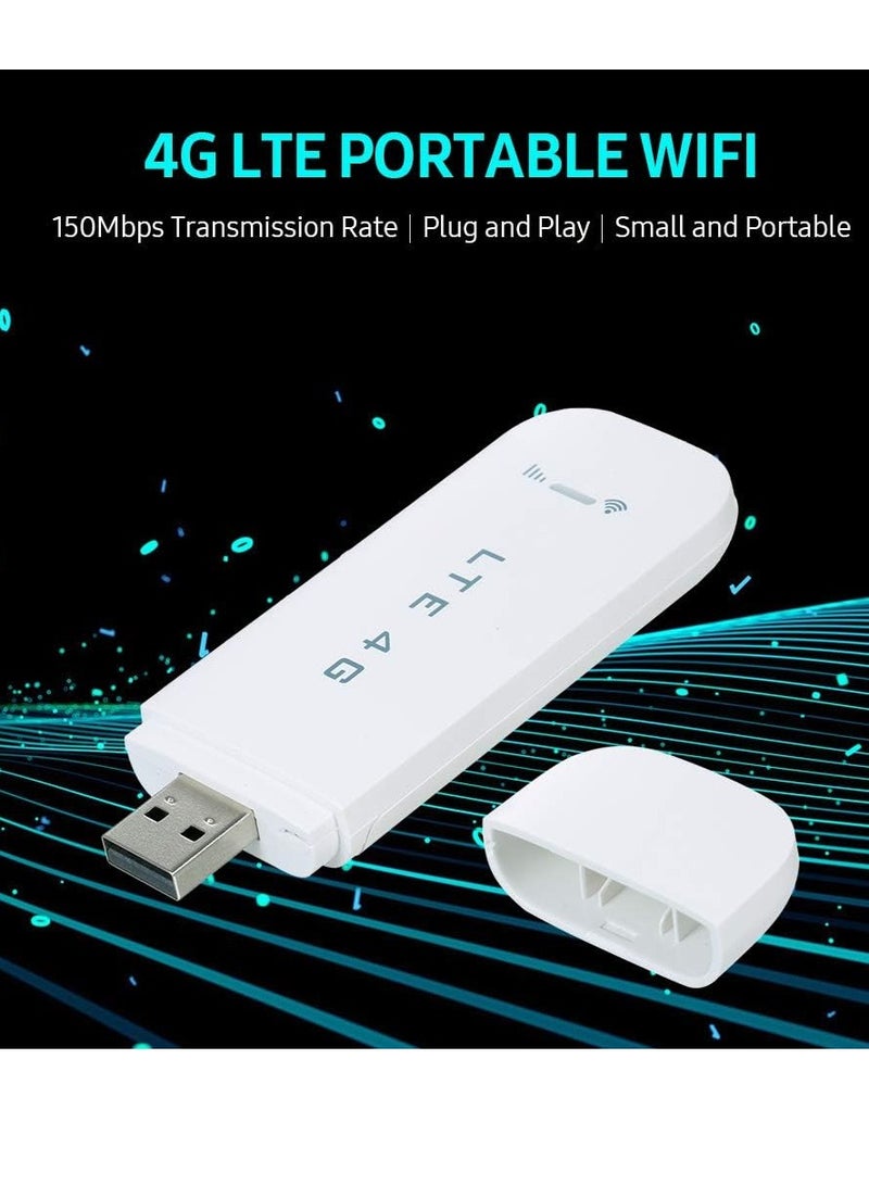 General 4G LTE Portable WiFi 150Mbps USB Mini Wireless Router USB WiFi Adapter with WiFi Hotspot Plug and Play Mobile WiFi (Global Version(Except Americas))  - Image 2