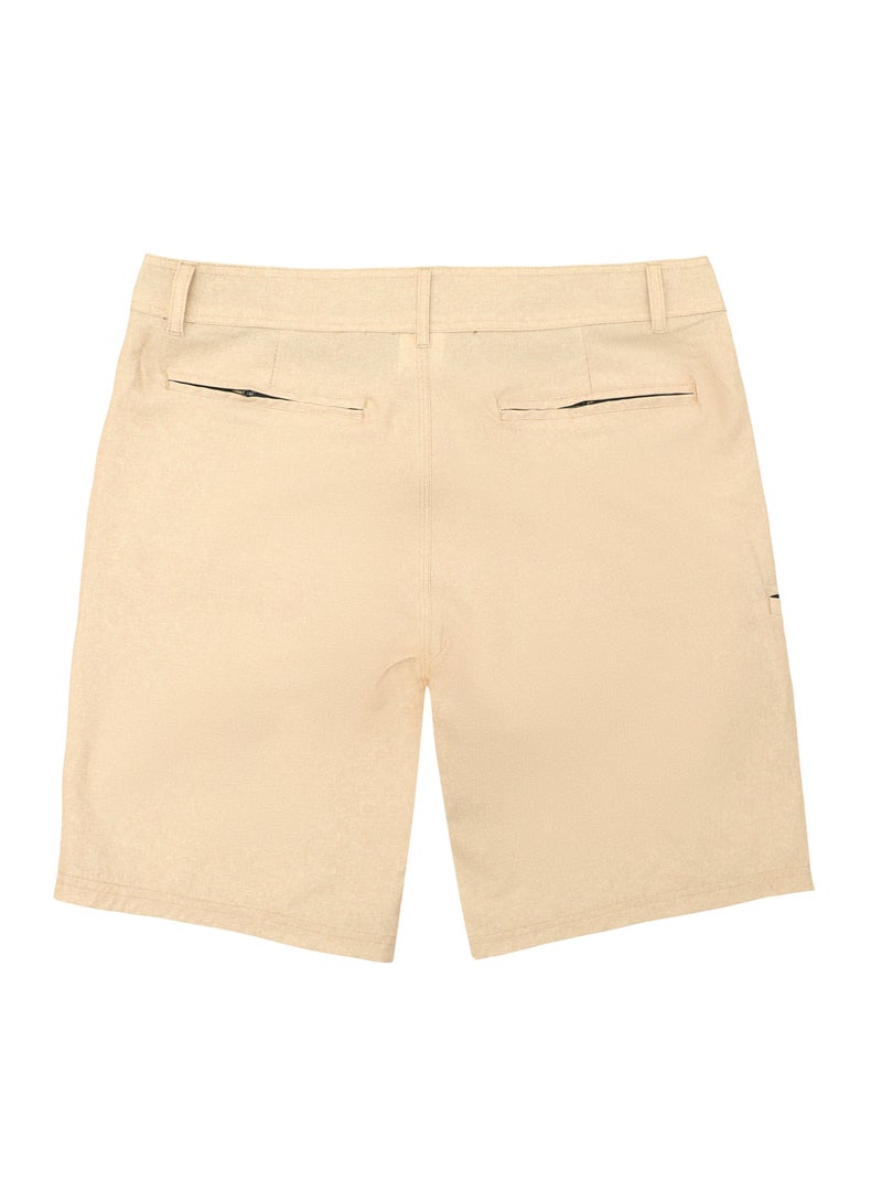 BOB MARLIN Bob Marlin Recycled Polyester Quick Dry 5-Pockets Hybrid Short Sand  - Image 2
