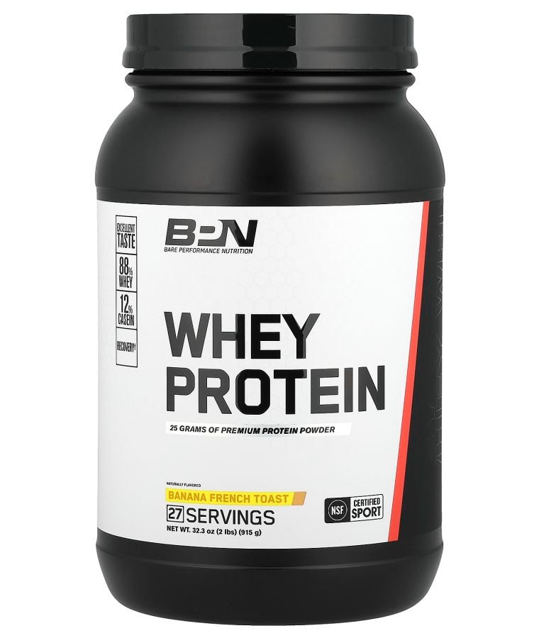 Bare Performance Nutrition Whey Protein Banana French Toast 2 lbs (915 g)