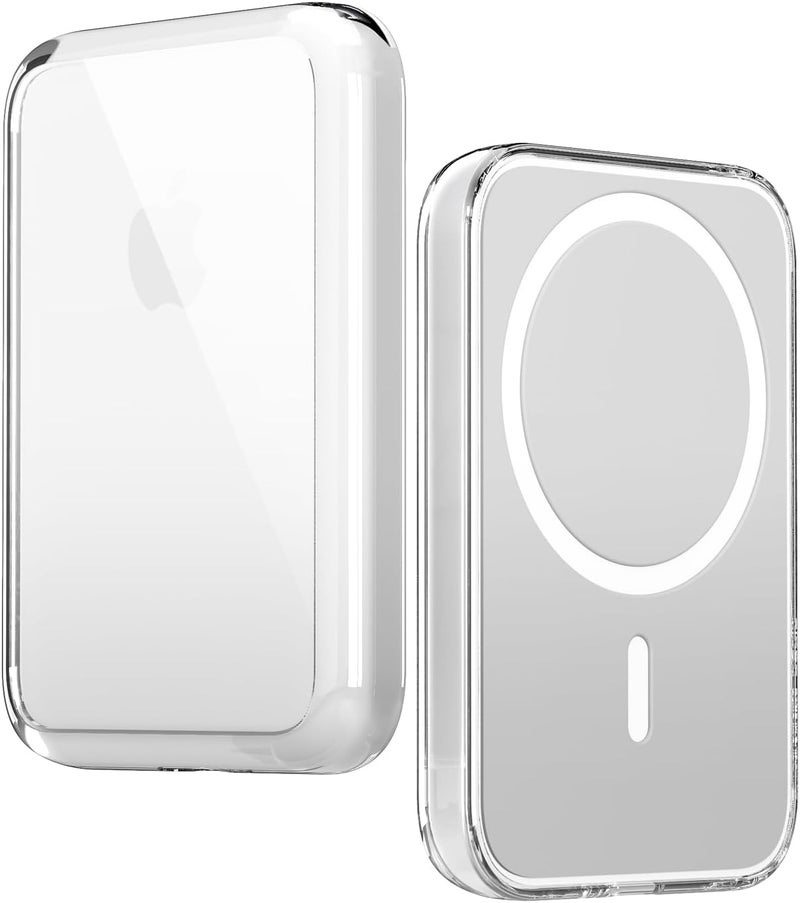 Elago Hybrid Clear Case Compatible With Magsafe Battery Pack Pc + Tpu Hybrid Technology, Anti-Yellowing, Crystal Clear, Shockproof Cover, Protective Case Transparent - Image 1