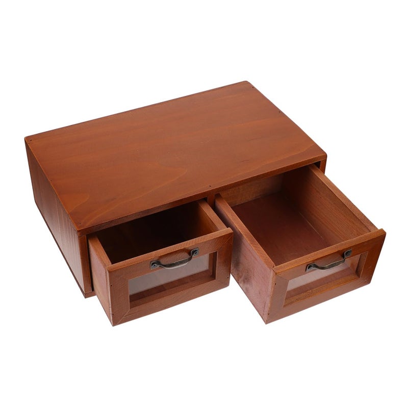 Monitor Stand with Storage Box Desktop Organizer Durable Compact for Office Workspace Easy Install - Image 2