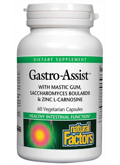 , Gastro-Assist, Help Relieve Indigestion, Bloating and Constipation, Digestive Supplement, Vegan, 60 capsules (30 servings)